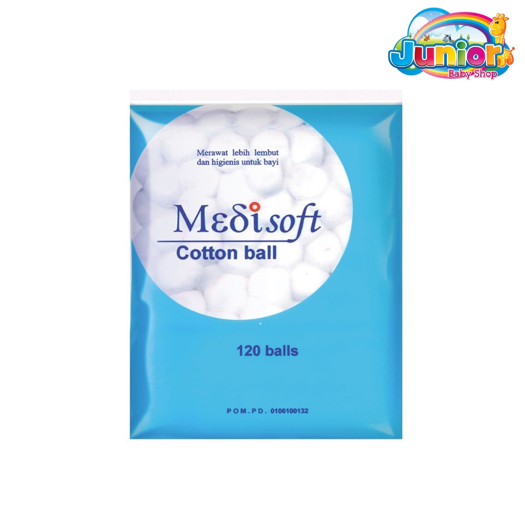 Medisoft Cotton Ball / Kapas Bulat Bayi 120pcs