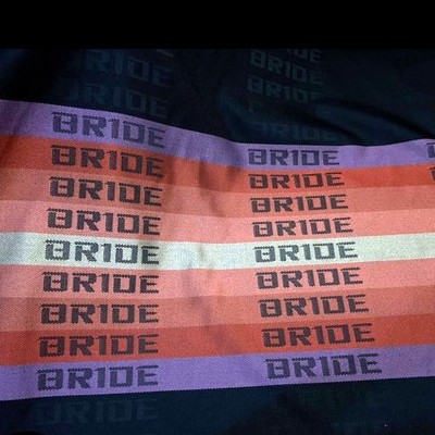 OTOMOTIF INTERIOR MOBIL SP95 KAIN JOK KANVAS BRIDE GRADASI ORANGE