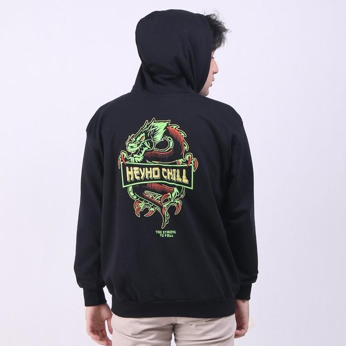Heyho - Hoodie Pullover Dragon Hc Black - M