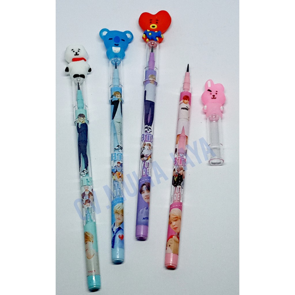 

Pensil Bensia BT21 BTS / Pnsil sambung susun / Pensil karakter