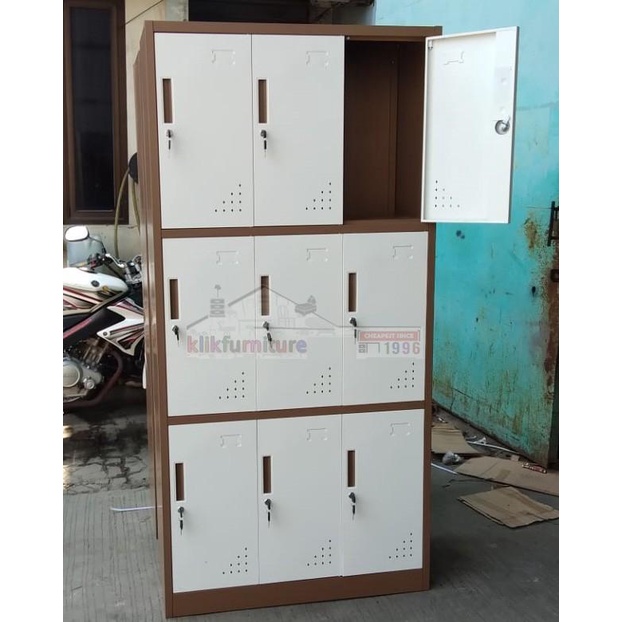 

Cabinet | Loker Locker Besi 9 Pintu Acelo 9 Coklat