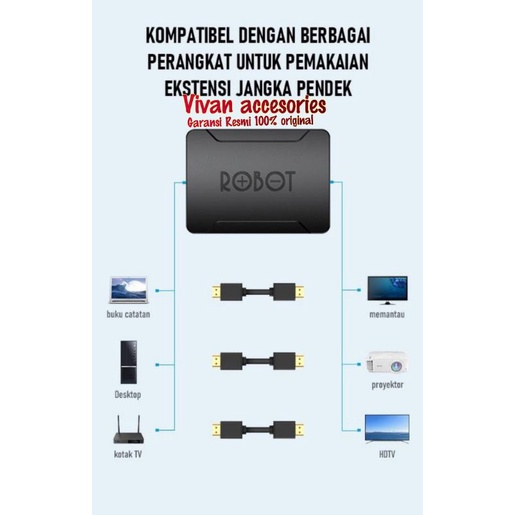 ROBOT RHH10 HDMI Female to Female 4K Adapter