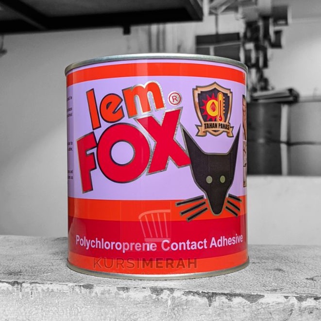FOX Lem kuning Fox 600gr (lem HPL, Edging, Vinyl)