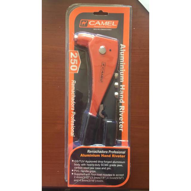 TANG RIVET BESAR MERK CAMEL/ HAND RIVET TANG RIPET/Tang Rivet Aluminium 10&quot; CAMEL /HAND RIVETER/ HAND RIVET RIPET/TANG ALUMINIUM/ALAT TEMBAKAN PAKU/ALAT PENGENCANG PAKU BERKUALITAS