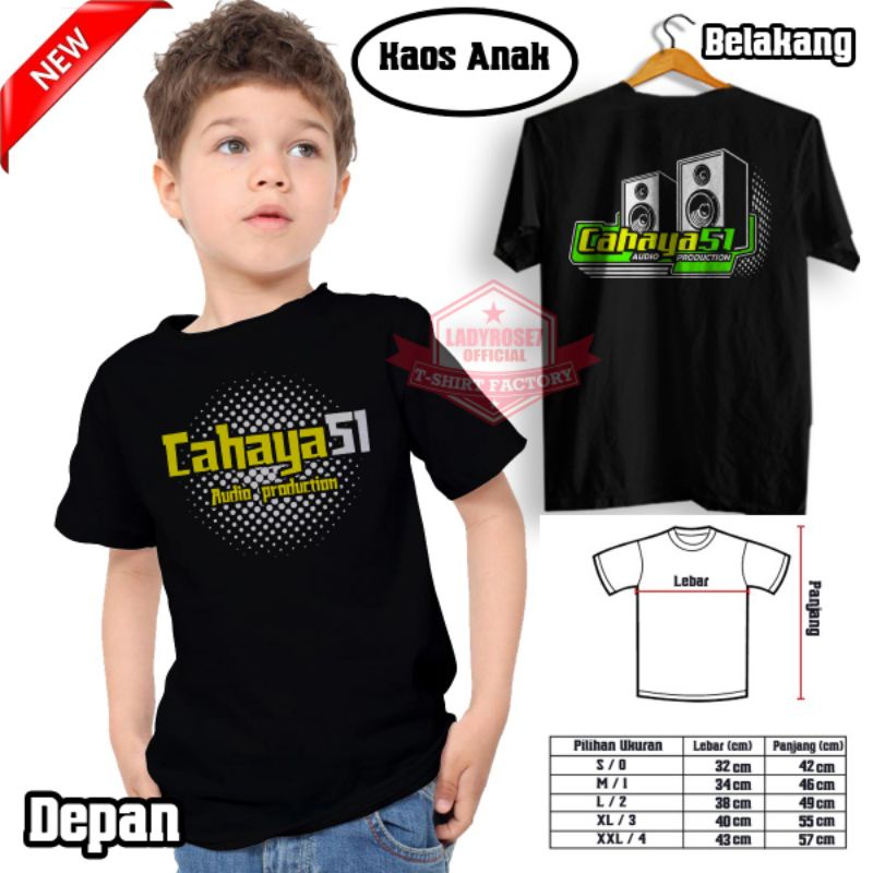 KAOS ANAK SOUND CAHAYA 51 AUDIO PRODUCTION