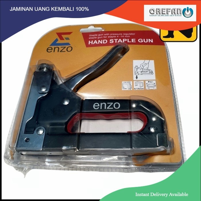 

STEPLES TEMBAK STAPLES TANGAN STAPLER HAND GUN ENZO