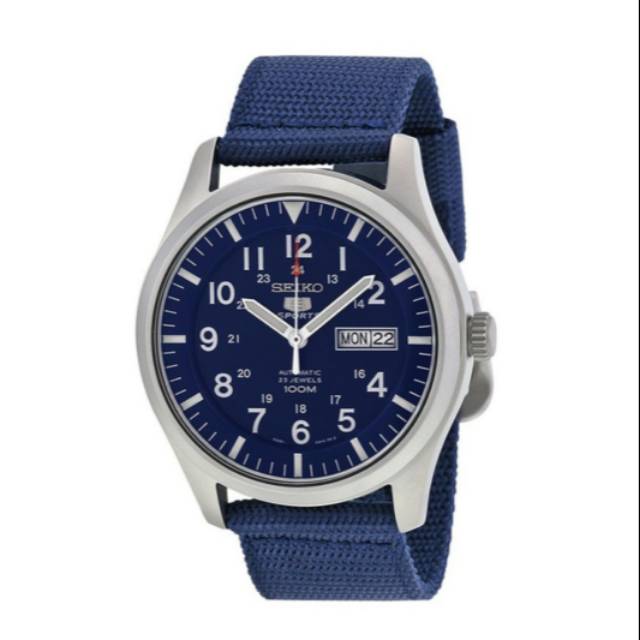 Jam Tangan Pria Seiko 5 Sport SNZG11K1 Automatic Blue Original
