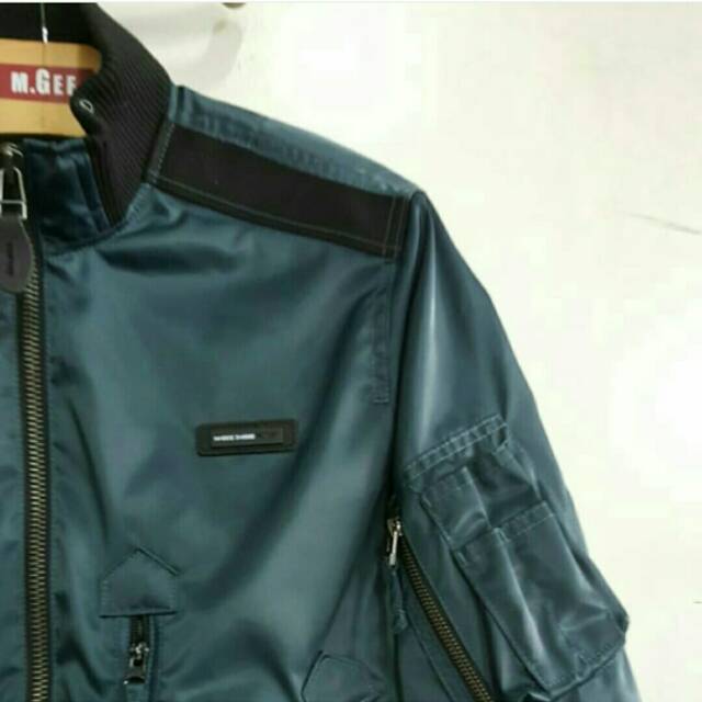 Jaket Bomber Asli MGee 3451C Cross Blue