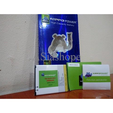 Baterai / batre Hippo untuk Samsung Ace 3