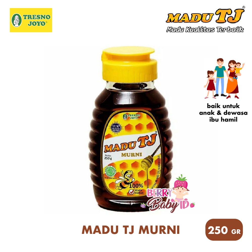 Tresnojoyo Madu TJ Murni 100% Madu Asli Original 250 gr Tresno Joyo Berry Mart