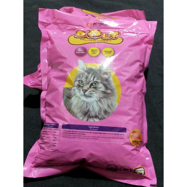 Makanan Kucing Bolt Salmon Repack