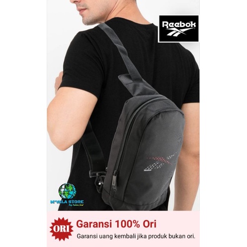 backpack reebok ori 100% | reebok ree cycle bag - tas punggung tali satu pria