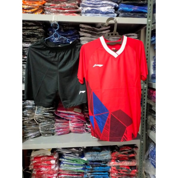 BAJU BADMINTON DEWASA SETELAN BADMINTO L156P JERSEY BULUTANGKIS