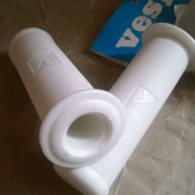 Vespa Original Piaggio Import Handfat Grip Putih Metalplast Vbb Vla