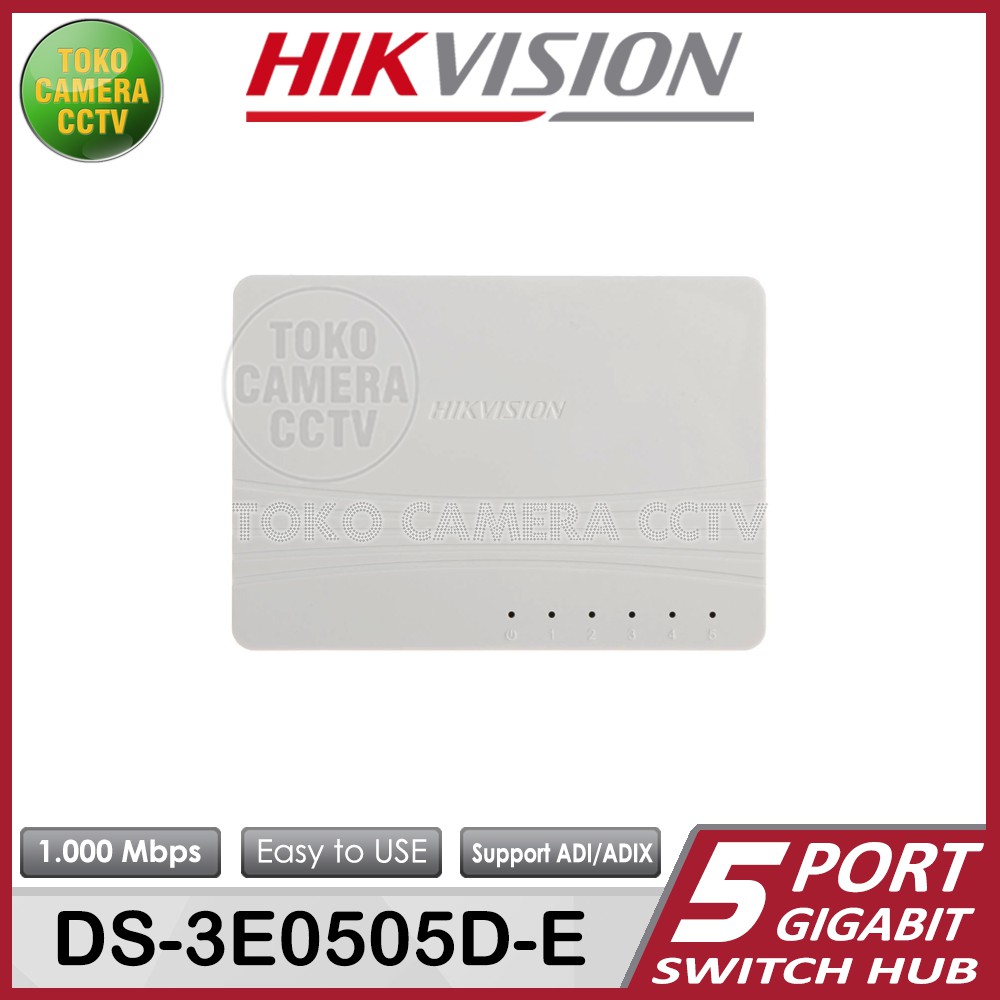 SWITCH HUB GIGABIT HIKVISION 5 PORT