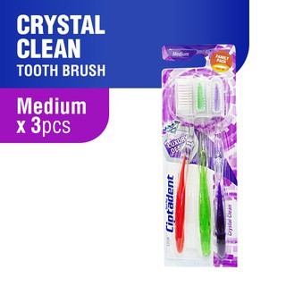 CIPTADENT Toothbrush Sikat Gigi Ciptadent | Ciptadent Crystal Extra Clean Pack