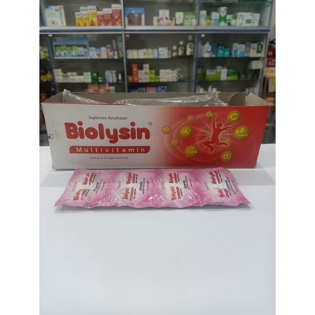 Biolysin Multivitamin Biolisin Vitamin Suplemen Kesehatan