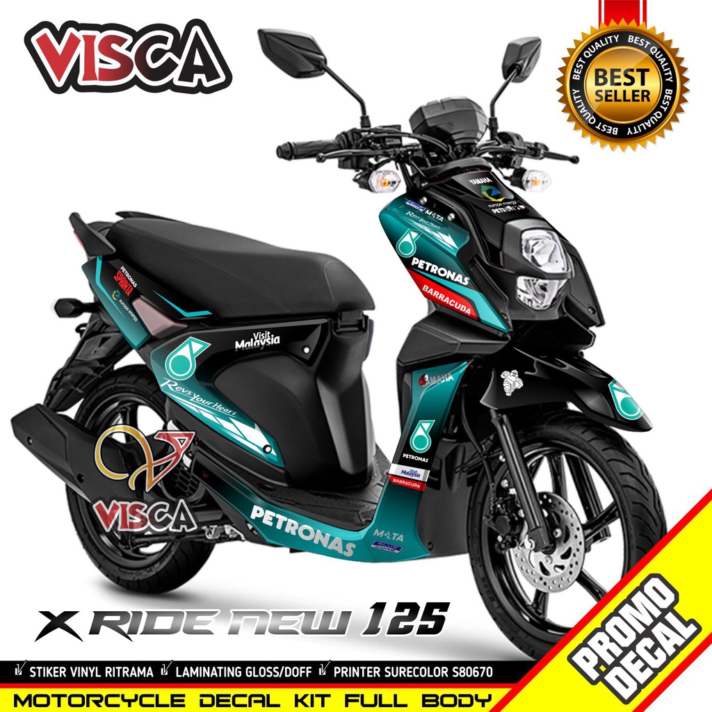 Stiker Motor Xride 125 Full Body Decal Xride 125 Striping X ride 125 Stiker Xride 125 Dekal Xride St
