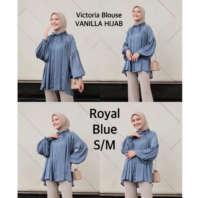 VICTORIA BLOUSE BY VANILLA HIJAB | ATASAN WANITA | BAJU MUSLIM