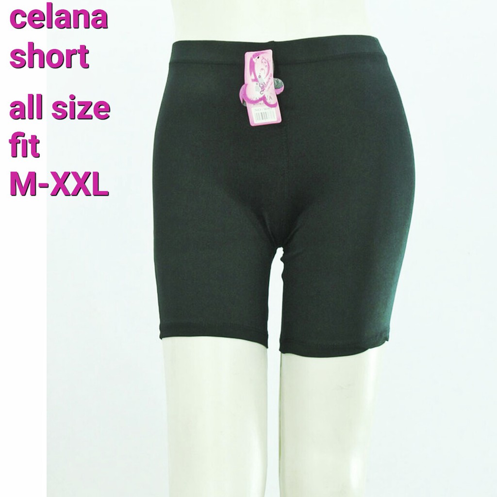 Celana Short Wanita Super Jumbo / Celana Pendek Cewek Jumbo Size / Celana Daleman Rok Fit M-4L