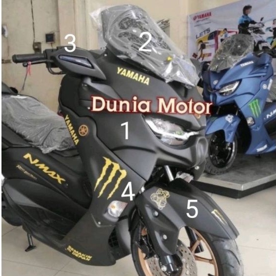 TAMENG PREDATOR NEW NMAX 2020 2021 SPION LIPAT COVER SEIN VISOR ATAU WINSHIELD SPAKBOR DEPAN NMAX BA
