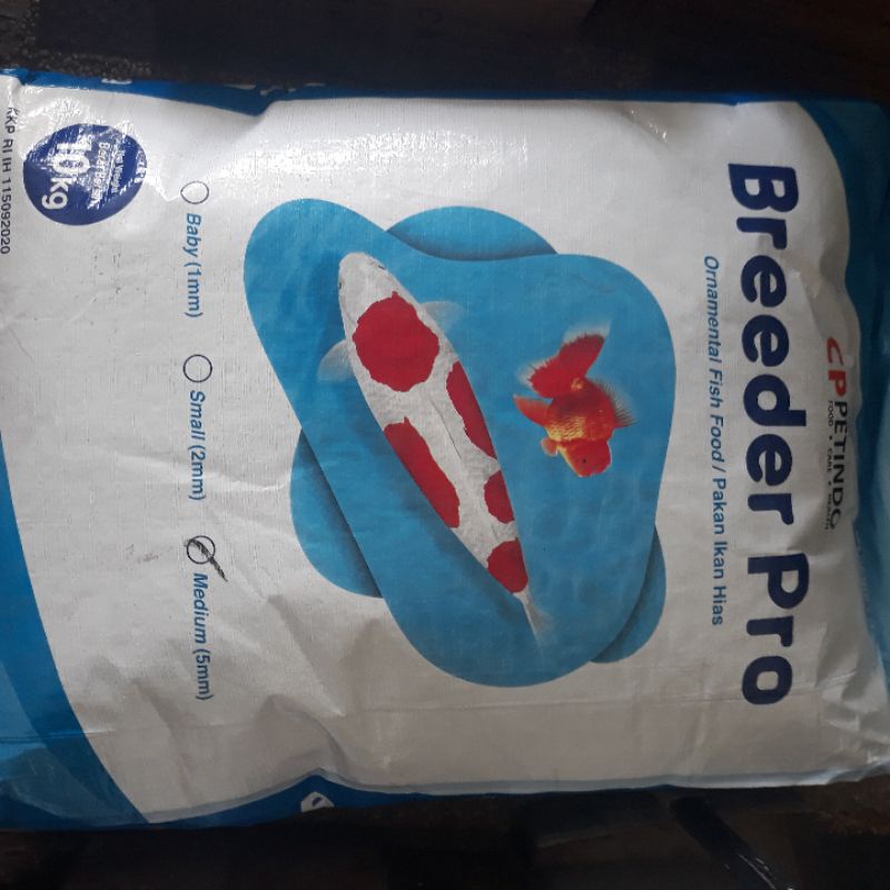 Breeder Pro Repack kemasan 350gram,500gram&amp;1kg, Pakan/Makanan ikan