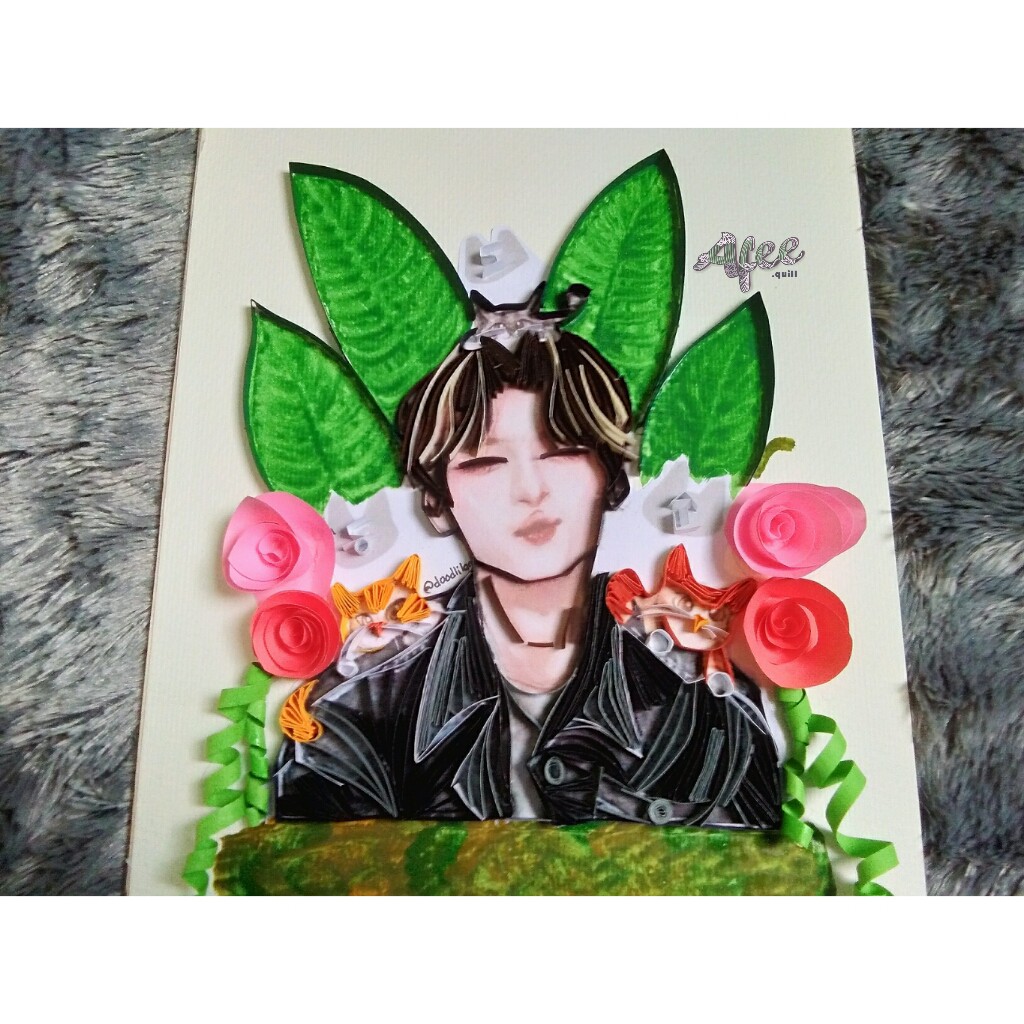 Art Quilling on Face Art