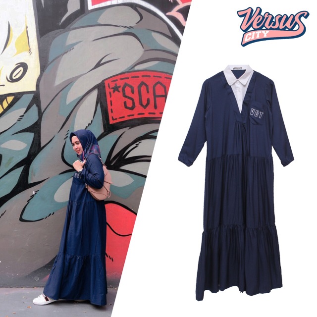 Versus City Gamis Scape Navy