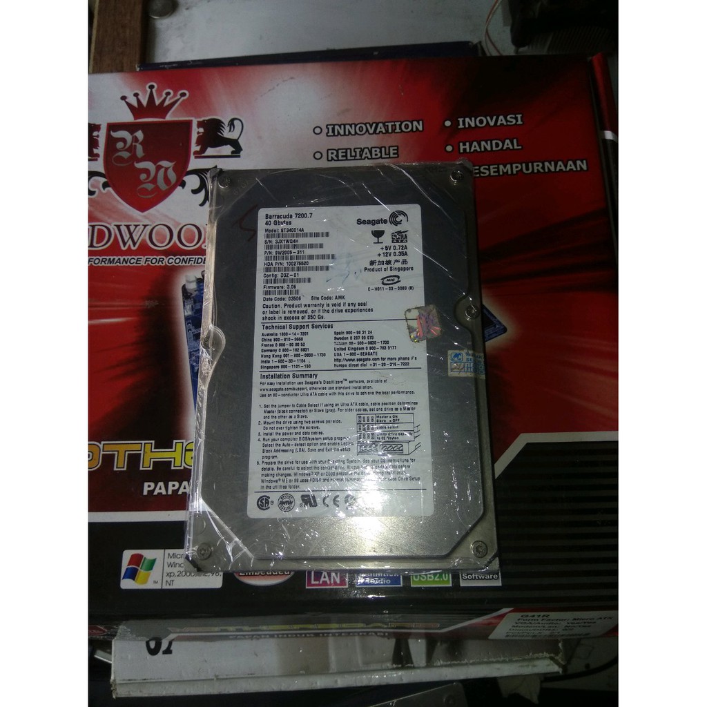 Promo hardis 40gb ide Termurah