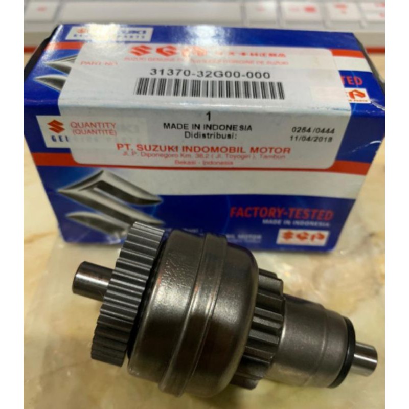 PINION STATER PINION ASSY STARTING MOTOR SUZUKI NEX NEX FI NEX II NEX 2 LETS ADDRESS ORI SGP