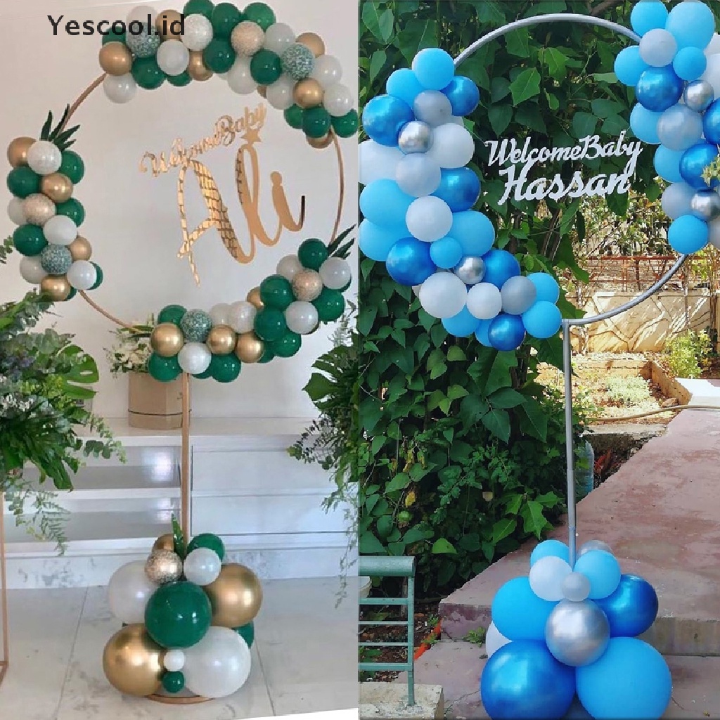 Stand Holder Balon Bentuk Lingkaran Ukuran 163x73cm Untuk Dekorasi Pernikahan