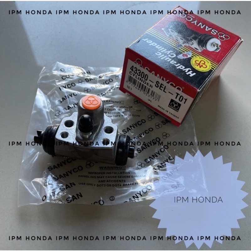 43300 SEL Wheel Cylinder Master Rem Belakang Honda City GD8 Idsi 2003 2004 2005 2006 2007 2008