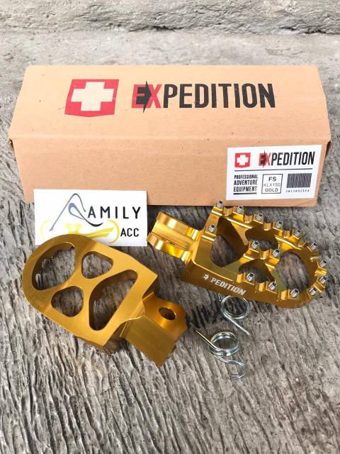 Foot Step Depan Lipat Expedition CNC Motor KLX 150
