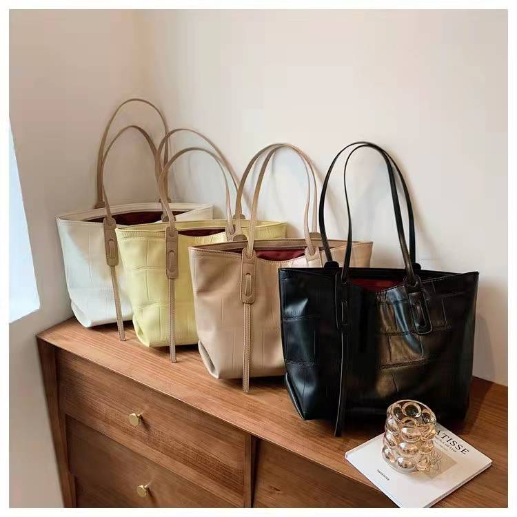 BJ57699 - BLACK/KHAKI/WHITE/PURPLE - TAS BAHU SHOULDERBAG IMPORT TAS WANITA FASHION IMPORT MODIS ELEGAN TERMURAH TERLARIS TERBARU BAGSTORE JAKARTA TAS BATAM CR7699 LT2061 JT2295 BQ3427