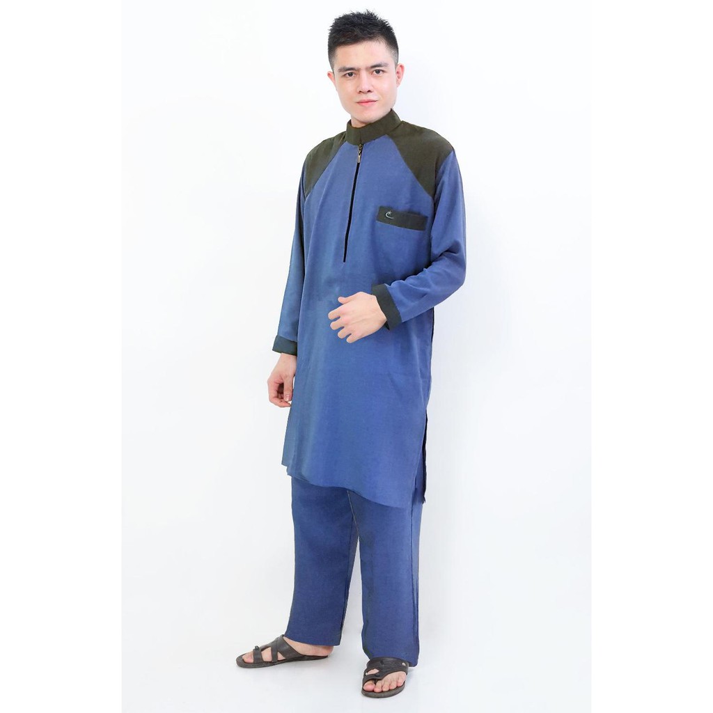 Hot Sale Setelan Gamis Althaf Pakaian Gamis Muslim Pria Fashion Al Isra