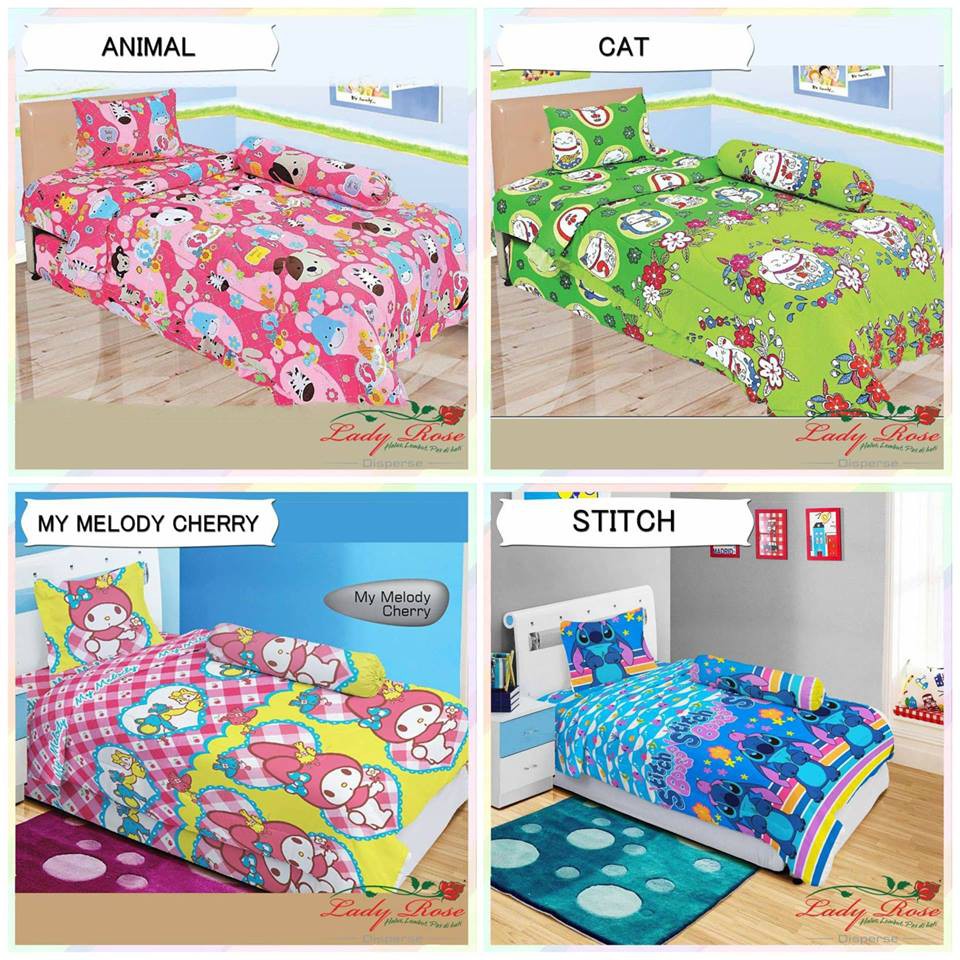 Ds Sprei Lady Rose Internal 120 Mix Motif 120x200 Single Size No 3 Murah Bagian 1