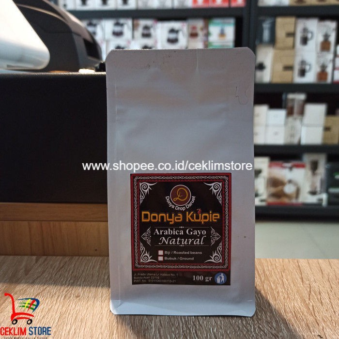 

Kopi Arabika Arabica Gayo Natural Coffee 100Gr - Bubuk