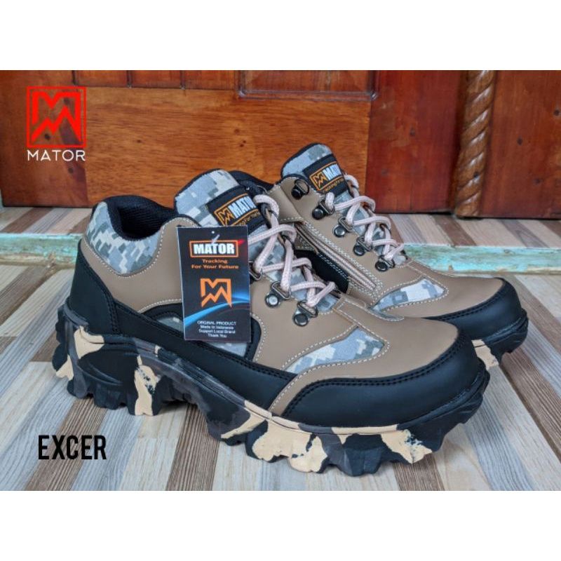 SEPATU SAFETY PENDEK, SEPATU PROYEK PENDEK, SEPATU KERJA LAPANGAN EXCER, SEPATU SEPTI, GUNUNG