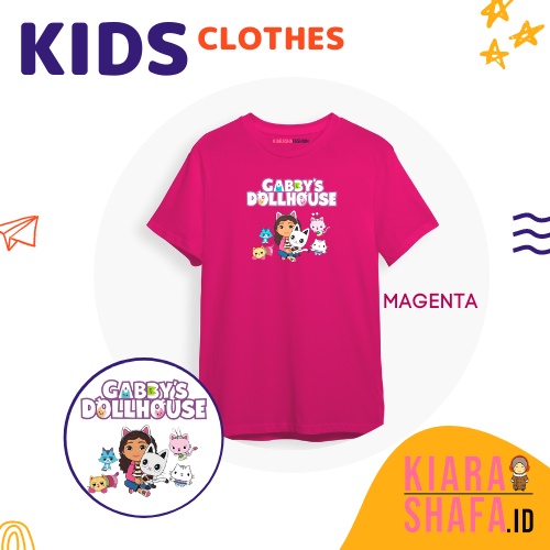 Kiarashafa - Baju Anak / Kaos Anak Gabby Dollhouse