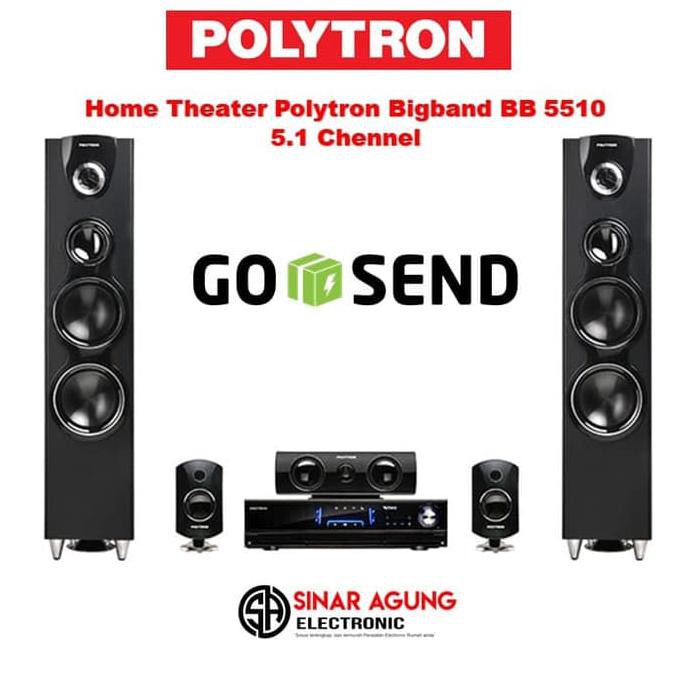 BANTING HARGA Home Theater Polytron Bigband BB 5510 5.1 Channel STOK TERBATAS