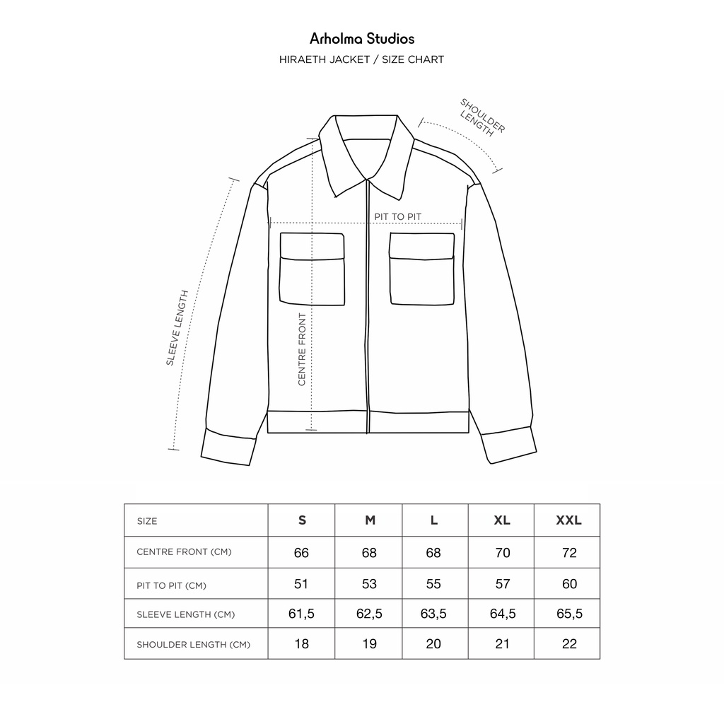 ARHOLMA STUDIOS - ZIP JACKET 'HIRAETH' PARIS SKY