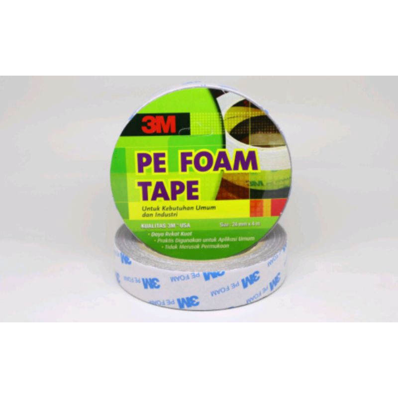 dauble tape busa 3 M PE foam tape 24 mm x 4 M original