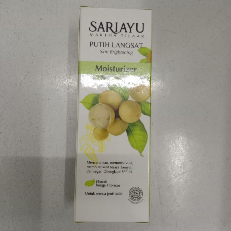 Sariayu putih Langsat moisturizer
