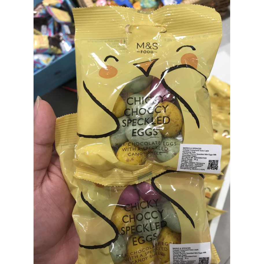 

Ready Stok M&S Mark Spencer Chicky Choccy Speckled Eggs Coklat Paskah Easter Impo