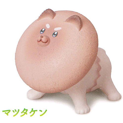 SPLIT Matsutake Dog Vegetable Fairies 2 Animal Attraction Gacha Figure