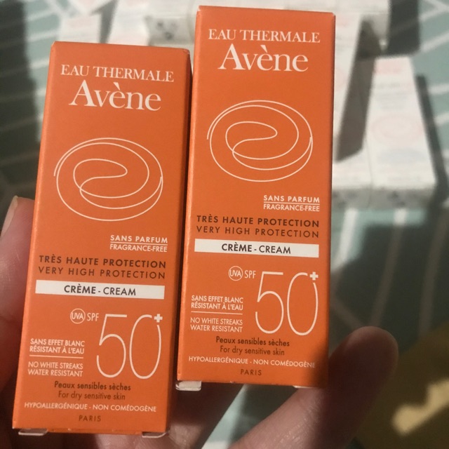 Avene sunblock creme spf 50 isi 5 ml