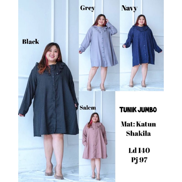 TUNIK JUMBO LD140 TUNIK BIGSIZE LD140 DRESS JUMBO LD140 DRESS BIGSIZE LD140