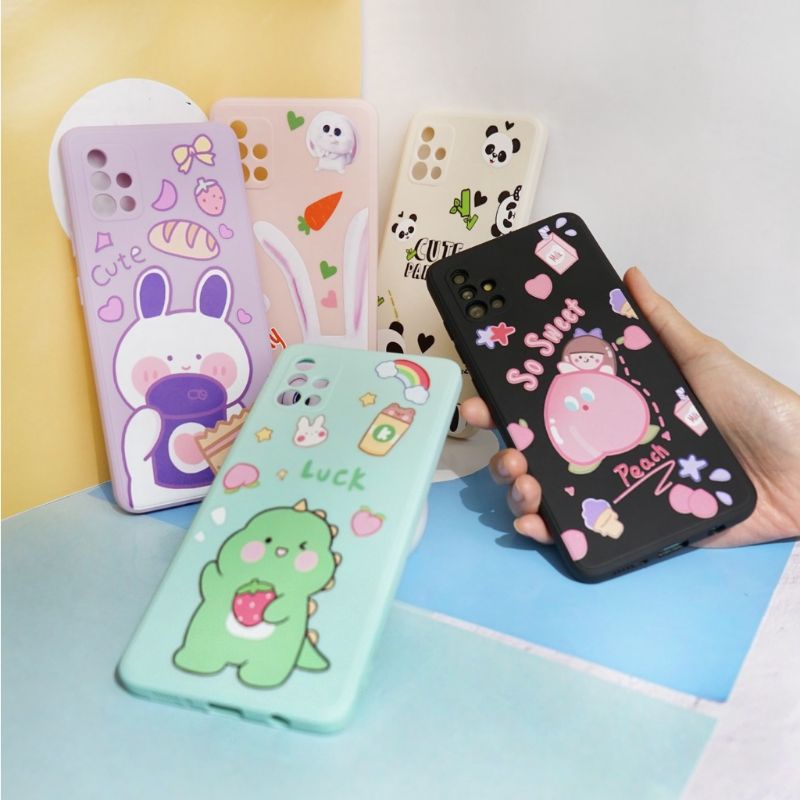 BARA 2 | Case Motif Kartun Softcase Macaron For All Type SAMSUNG A02 A02s A03 A03s A10 A10s A11/M11 A12/M12 A13 A20/A30 A20s A21 A22 A23 A31 A32 A33 A50/A30s/A50s A51 A52 A53 A71 A72 A73 4G/5G