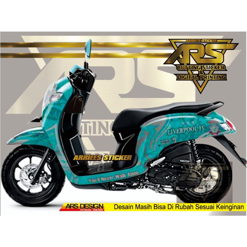 STICKER VARIASI SCOOPY 2017 - 2020 FULL BODY - DECAL SCOOPY FULL BODY