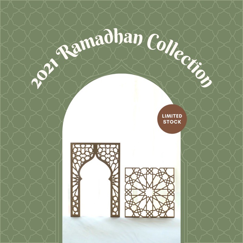 Properti Foto Ramadan - Gobo Lighting Properti Foto Kayu [Props Fotografi]